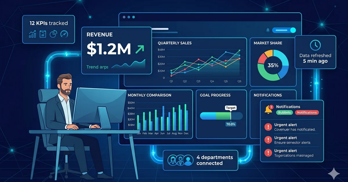 Dashboards: discover their benefits for business management