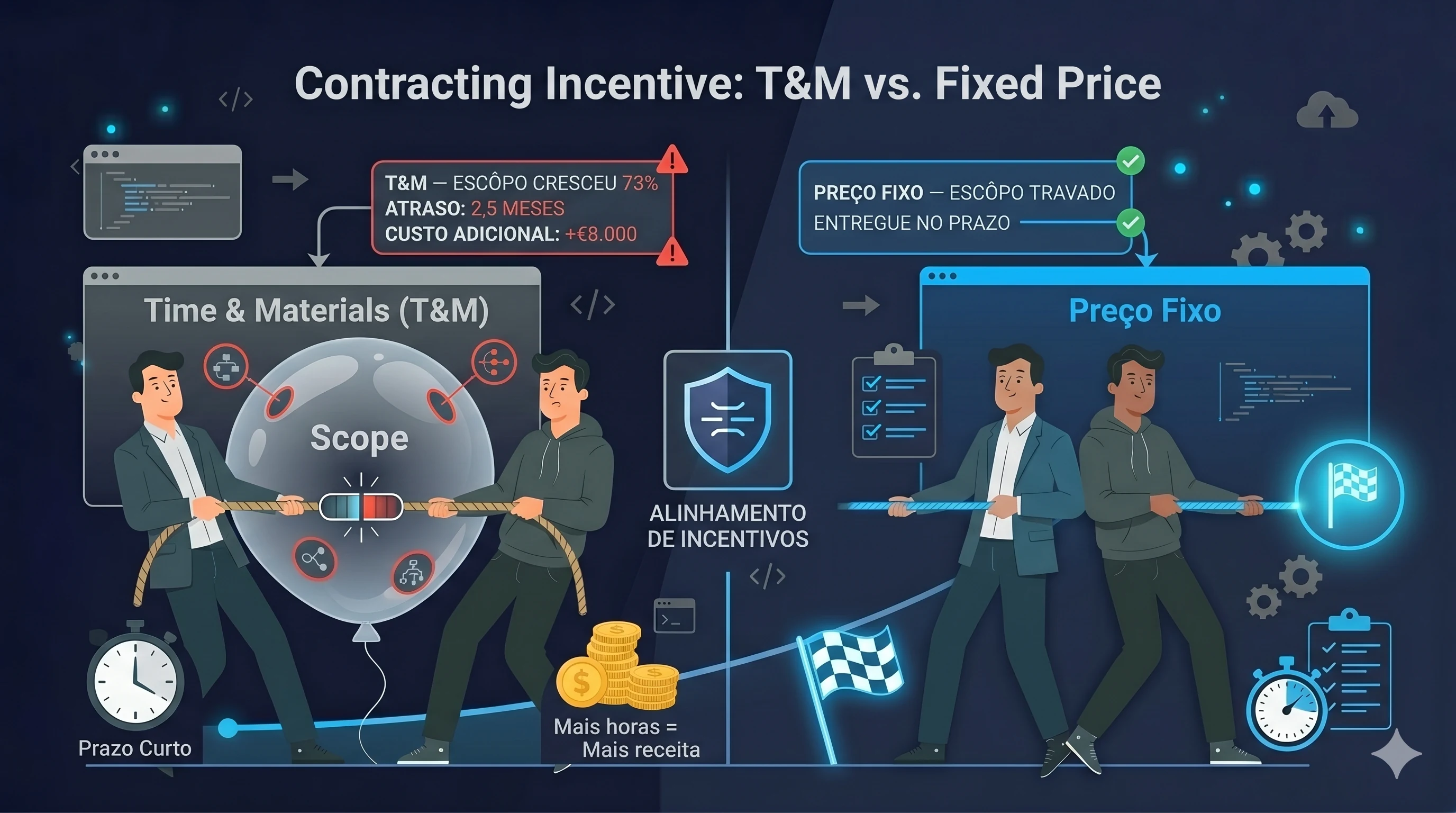 Why software projects are delayed, and how fixed-scope solves it